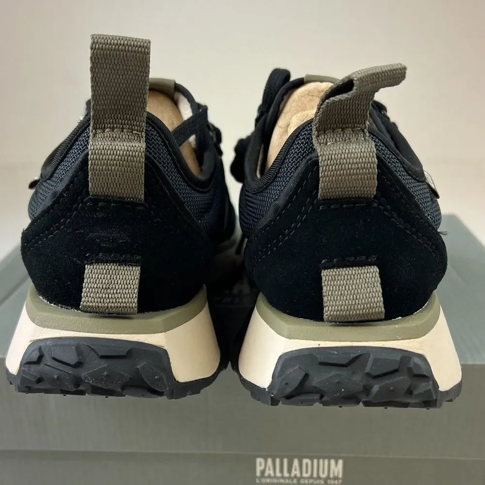 Palladium Men Troop Runner Sneaker Black Lace-Up Low Top‎ Shoes Sz 3.5M UNISEX